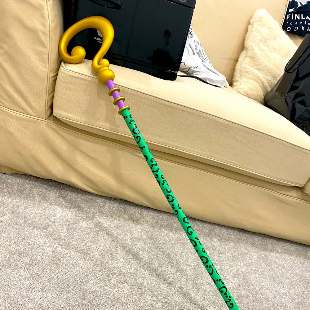 Riddler Halloween cane